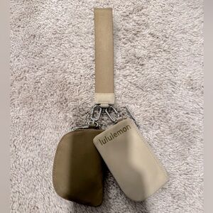 Lululemon Dual Pouch Wristlet.